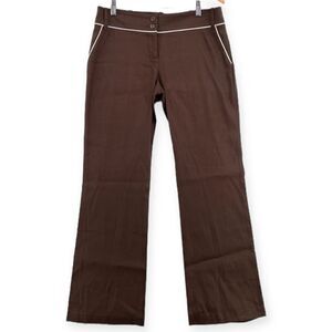 ~Vintage Bebe Women's Linen Straight Leg Pants 8